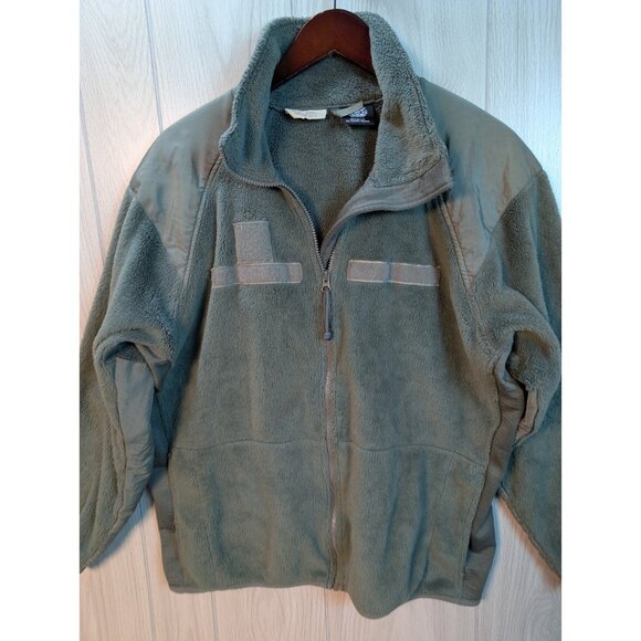 USGI POLARTEC GEN III COYOTE FLEECE COLD WEATHER JACKET Medium REGULAR REG - Picture 2 of 7